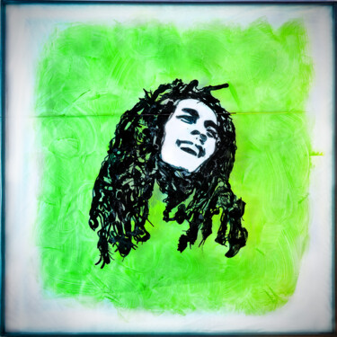 Pittura intitolato "Bob Marley" da Banne, Opera d'arte originale, Acrilico