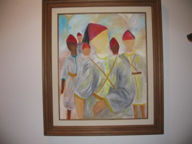 Peinture intitulée "makasnis" par Houbaba, Œuvre d'art originale