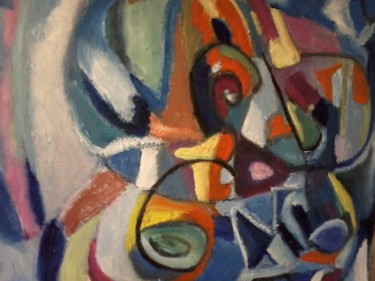 Painting titled "composition" by Houbaba, Original Artwork
