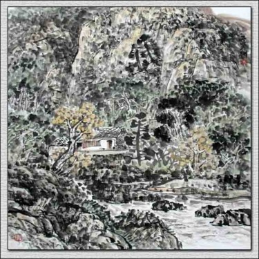 绘画 标题为“山水-14” 由半影老人, 原创艺术品