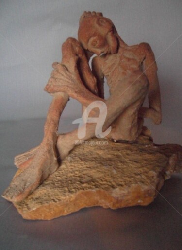 Sculpture intitulée "sans titre" par Miraë, Œuvre d'art originale, Terre cuite