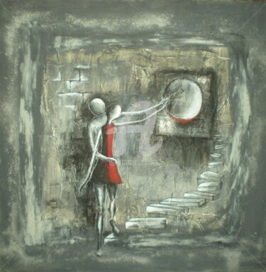 Peinture intitulée "Hors cadre..." par Miraë, Œuvre d'art originale, Acrylique