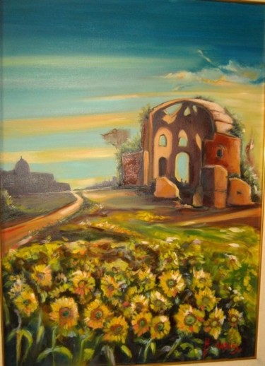 Painting titled "Coscienza" by Andrea Palermo, Original Artwork, Oil