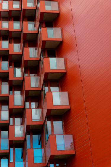 Photographie intitulée "De couleur rouge" par Baptiste Gamby, Œuvre d'art originale, Photographie numérique