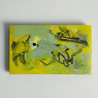 Картина под названием "Solo Af" - Baptiste Gilloz, Подлинное произведение искусства, Акрил Установлен на Деревянная рама для…
