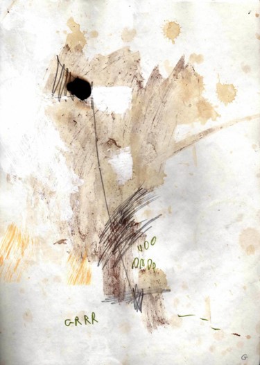 Рисунок под названием ""G" abécédaire russ…" - Baptiste Vanweydeveldt, Подлинное произведение искусства, Шариковая ручка