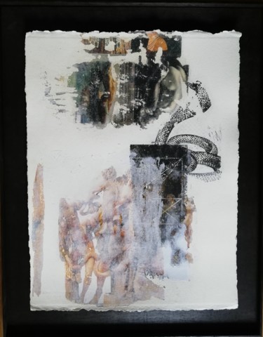 Drawing titled "Elevation(S)-travau…" by Baptiste Vanweydeveldt, Original Artwork, Monotype Mounted on Other rigid panel