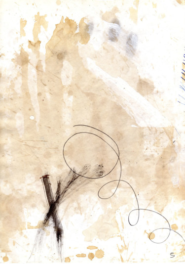 Рисунок под названием ""S" abécédaire russ…" - Baptiste Vanweydeveldt, Подлинное произведение искусства, Шариковая ручка