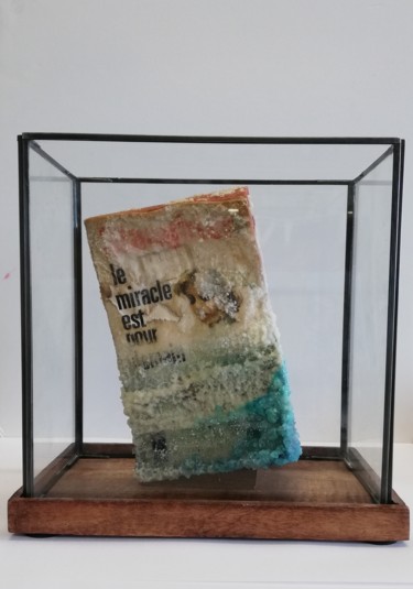 Escultura intitulada "BlockBook#le miracl…" por Baptiste Vanweydeveldt, Obras de arte originais, Papel