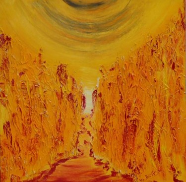 Peinture intitulée "grand Canyon" par Baptyste, Œuvre d'art originale