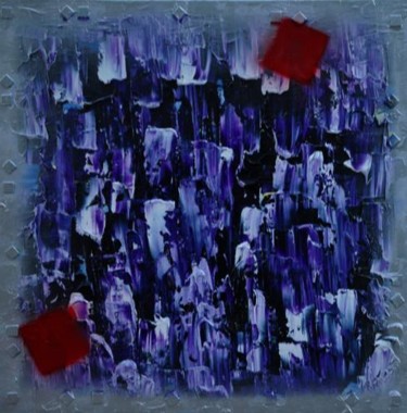 Peinture intitulée "grotte en cube" par Baptyste, Œuvre d'art originale