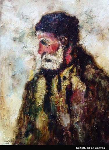 Картина под названием "old_man.jpg" - George Baratashvili, Подлинное произведение искусства
