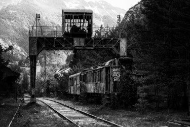 Photographie intitulée "L'ancienne Gare" par Olivier Barau, Œuvre d'art originale, Photographie numérique