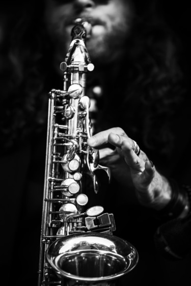 Fotografia intitulada "Le Saxophone" por Olivier Barau, Obras de arte originais, Fotografia digital