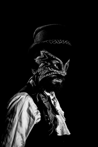 Fotografie getiteld "Le masque" door Olivier Barau, Origineel Kunstwerk, Digitale fotografie