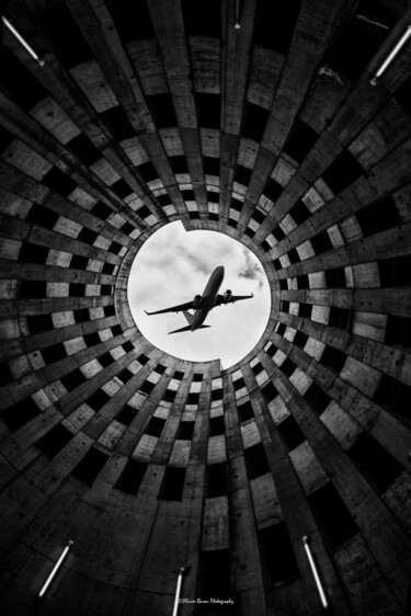 Photographie intitulée "L'avion" par Olivier Barau, Œuvre d'art originale, Photographie numérique