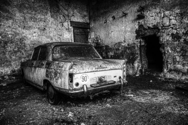 Photographie intitulée "Jeune conducteur" par Olivier Barau, Œuvre d'art originale, Photographie numérique