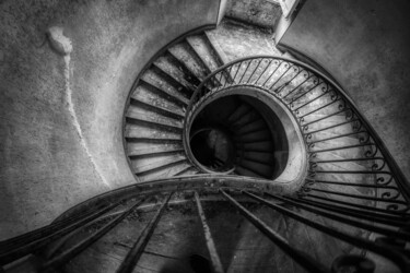 Фотография под названием "L'escalier" - Olivier Barau, Подлинное произведение искусства, Цифровая фотография