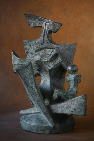 Sculpture intitulée "Mater" par Orazio Barbagallo, Œuvre d'art originale, Bronze