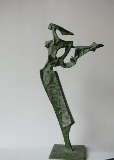 Скульптура под названием "Bronzetto" - Orazio Barbagallo, Подлинное произведение искусства