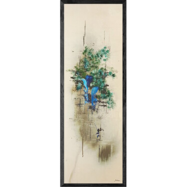 Painting titled "Neru" by Barbara ., Original Artwork, Acrylic Mounted on Wood Stretcher frame