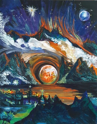 Painting titled "Prophecy" by Barbara Fuhrmann, Original Artwork, Acrylic