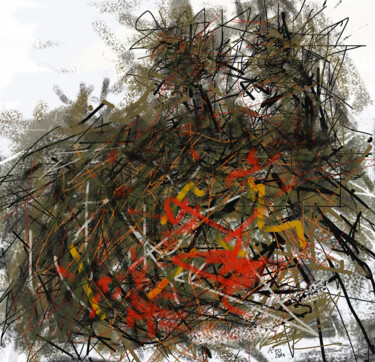 Digital Arts titled "Cztery pory roku -…" by Barbara Kosz, Original Artwork, Digital Painting