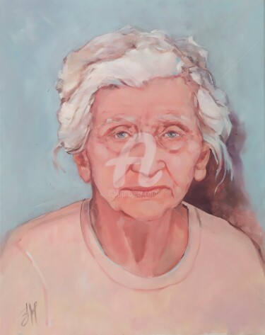 Malarstwo zatytułowany „Mama” autorstwa Barbara Makowska, Oryginalna praca, Olej