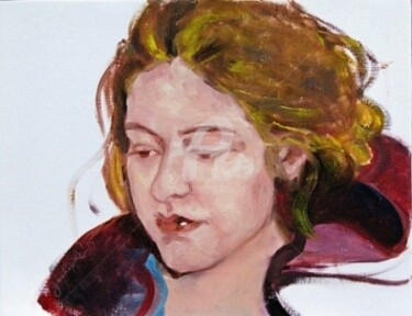 Malarstwo zatytułowany „portret” autorstwa Barbara Makowska, Oryginalna praca, Olej