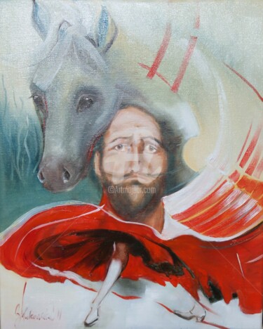 Malarstwo zatytułowany „Hiszpania” autorstwa Barbara Makowska, Oryginalna praca, Olej