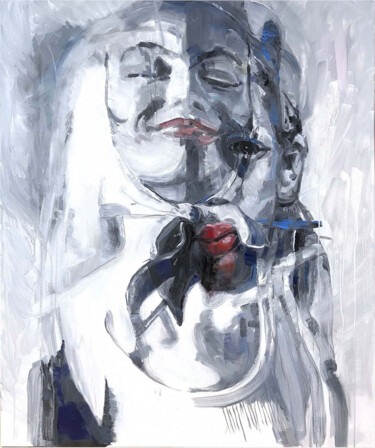 Malarstwo zatytułowany „Marlene & Yo” autorstwa Barbara Mungenast, Oryginalna praca, Olej