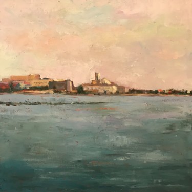 Painting titled "Waterlands Venice.j…" by Barbara Oudiz, Original Artwork, Oil