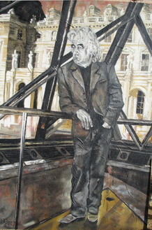 Картина под названием "Reginald Gray" - Barbara Piatti, Подлинное произведение искусства, Масло
