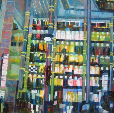 Malerei mit dem Titel "Take a Drink, Dipty…" von Barbara Piatti, Original-Kunstwerk, Öl