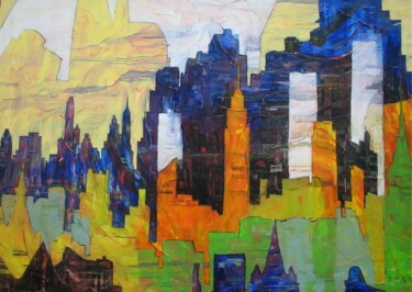 Картина под названием ""Le Rayon Vert"" - Barbara Piatti, Подлинное произведение искусства, Масло