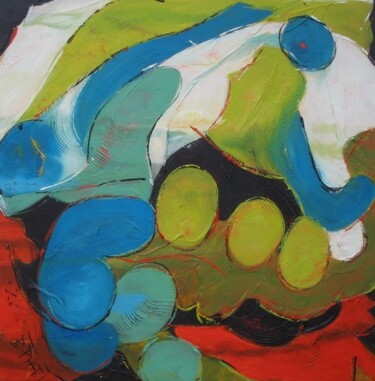 Malerei mit dem Titel ""Window II"" von Barbara Piatti, Original-Kunstwerk, Öl
