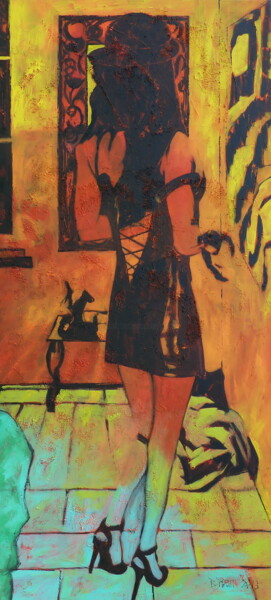 Malerei mit dem Titel ""That's me"" von Barbara Piatti, Original-Kunstwerk, Öl