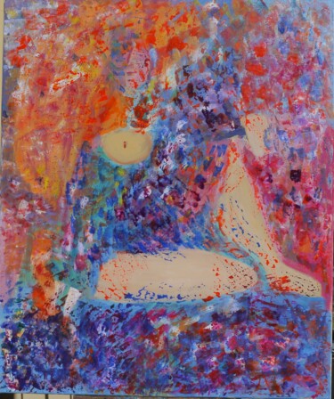 Painting titled "Femme fatale" by Barbara Schwehn, Original Artwork, Oil