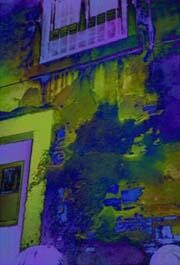 Digitale Kunst getiteld "Lisbon wall" door Barbara Tabachnick, Origineel Kunstwerk, 2D Digital Work