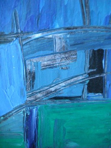 Peinture intitulée "Fenêtre" par Barbara Bernard, Œuvre d'art originale