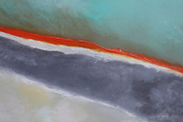 Pittura intitolato "vulcano" da Barbara Cervio, Opera d'arte originale, Acrilico