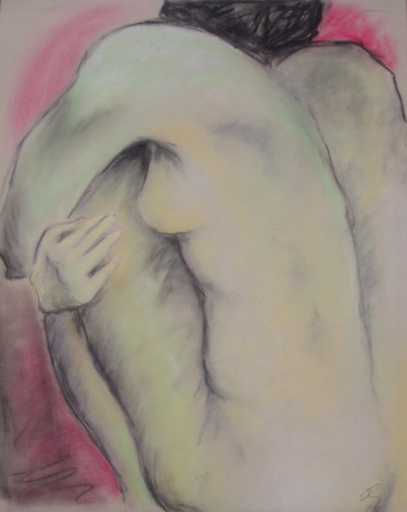 Dessin intitulée "Back view." par Barbara Craig, Œuvre d'art originale, Pastel