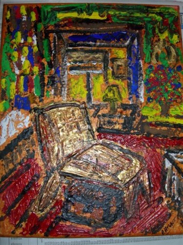 Pittura intitolato "the room" da Barbara Hughes, Opera d'arte originale