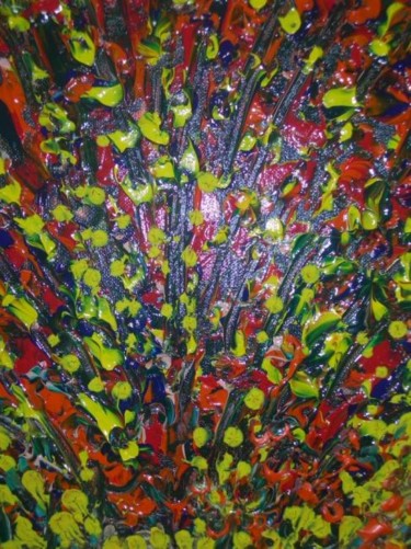 Pittura intitolato "Flowers Explosion" da Barbara Hughes, Opera d'arte originale