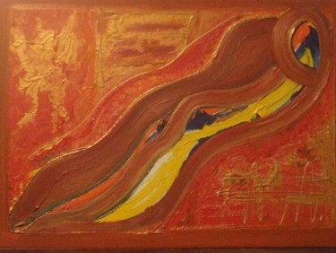 Pittura intitolato "Red Passion" da Barbara Hughes, Opera d'arte originale