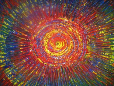 Pittura intitolato "Big Bang" da Barbara Hughes, Opera d'arte originale, Acrilico