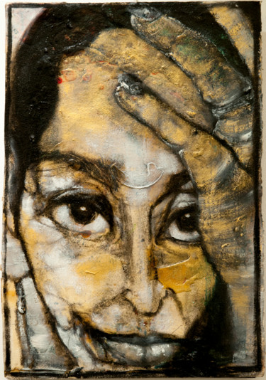 Sans titre Peinture intitulée "Sans titre" par Barbara E.Lezmy, Œuvre d'art originale, Huile
