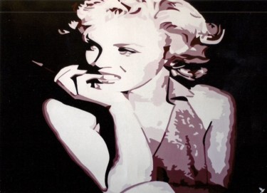 Schilderij getiteld "PEINTURE     " MARI…" door Ado, Origineel Kunstwerk, Acryl