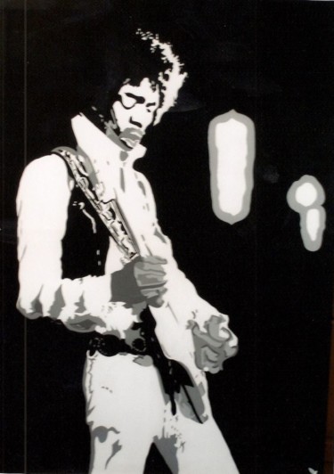 Картина под названием "SHOW-MAN     "  JIM…" - Ado, Подлинное произведение искусства, Акрил