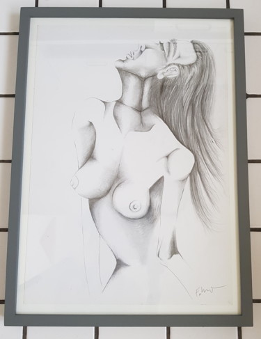 Drawing titled "Passion" by Barbora Fabova, Original Artwork, Pencil